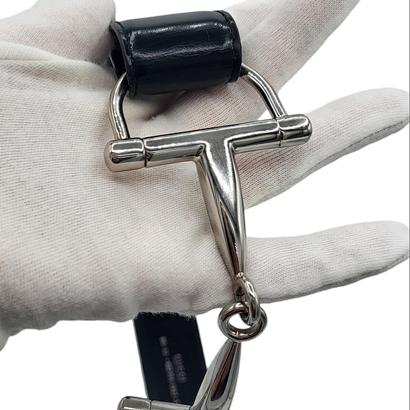 Gucci Tom Ford Oversized Horsebit Belt Black 80 - Picture 6 of 16